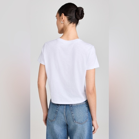 Madewell Slub Boxy-Crop Tee Medium - Picture 2 of 7